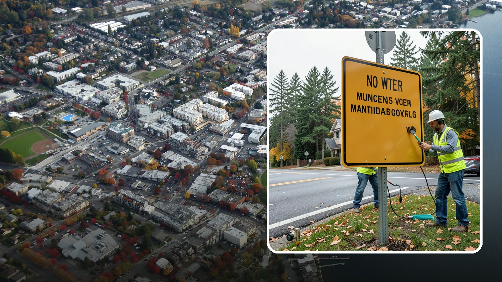 Sign Maintenance in Kirkland, King County, WA - We provide ongoing sign cleaning, straightening, and repair to keep your inventory legible and compliant.