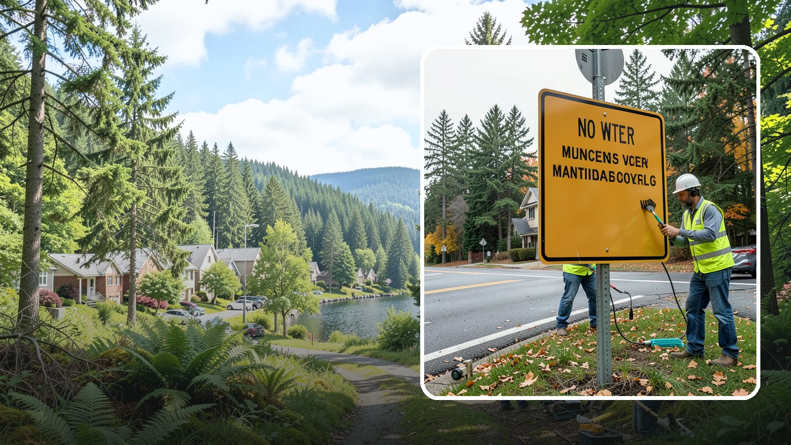 Sign Maintenance in Lake Forest Park, King County, WA - We provide ongoing sign cleaning, straightening, and repair to keep your inventory legible and compliant.