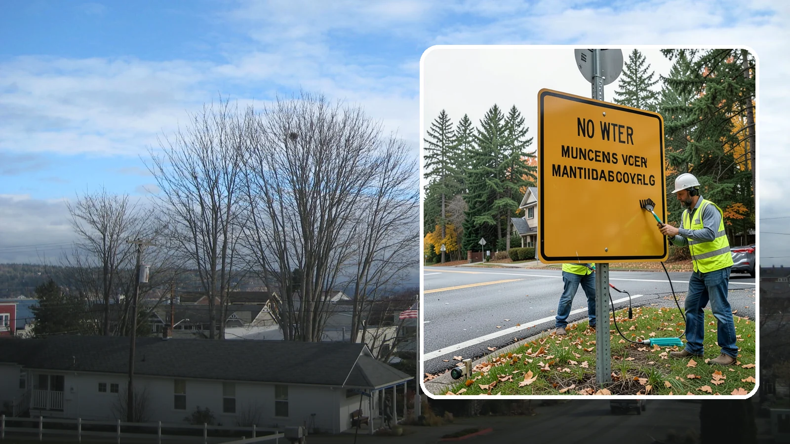 Sign Maintenance in Langley, Island County, WA - We provide ongoing sign cleaning, straightening, and repair to keep your inventory legible and compliant.