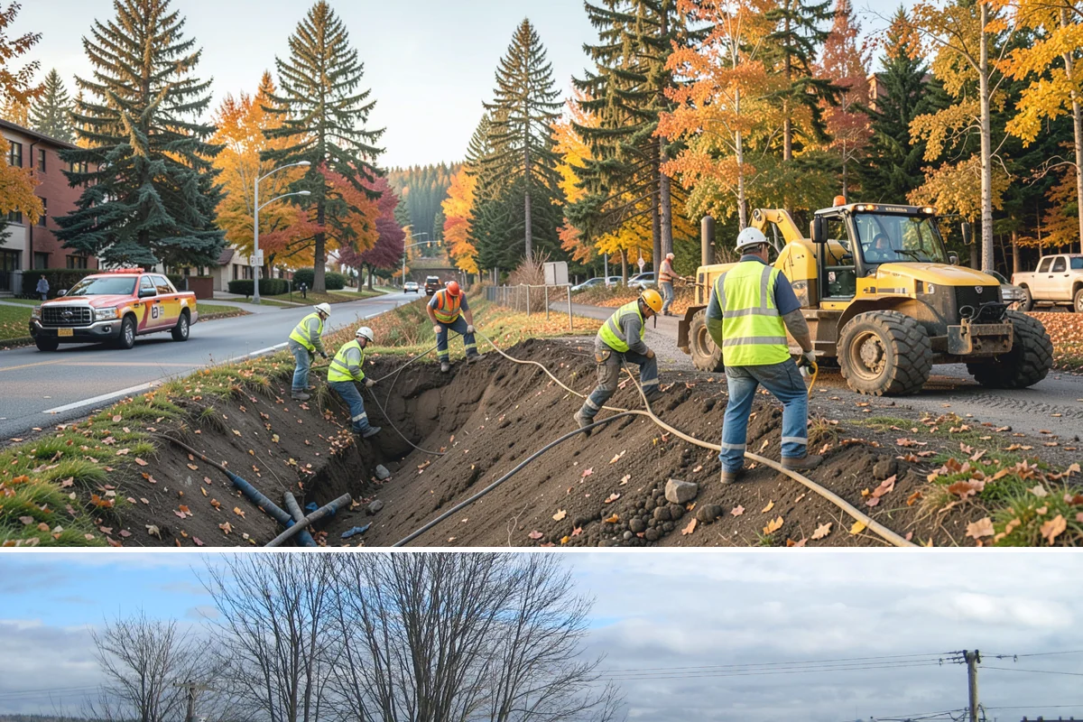 Sign Maintenance in Langley, Island County, WA - Biological growth accelerates through the wet fall and winter, making those seasons a priority for cleaning, while straightening...