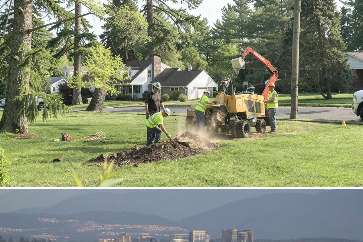 Sign Maintenance in Medina, King County, WA - Biological growth accelerates through the wet fall and winter, making those seasons a priority for cleaning, while straightening...