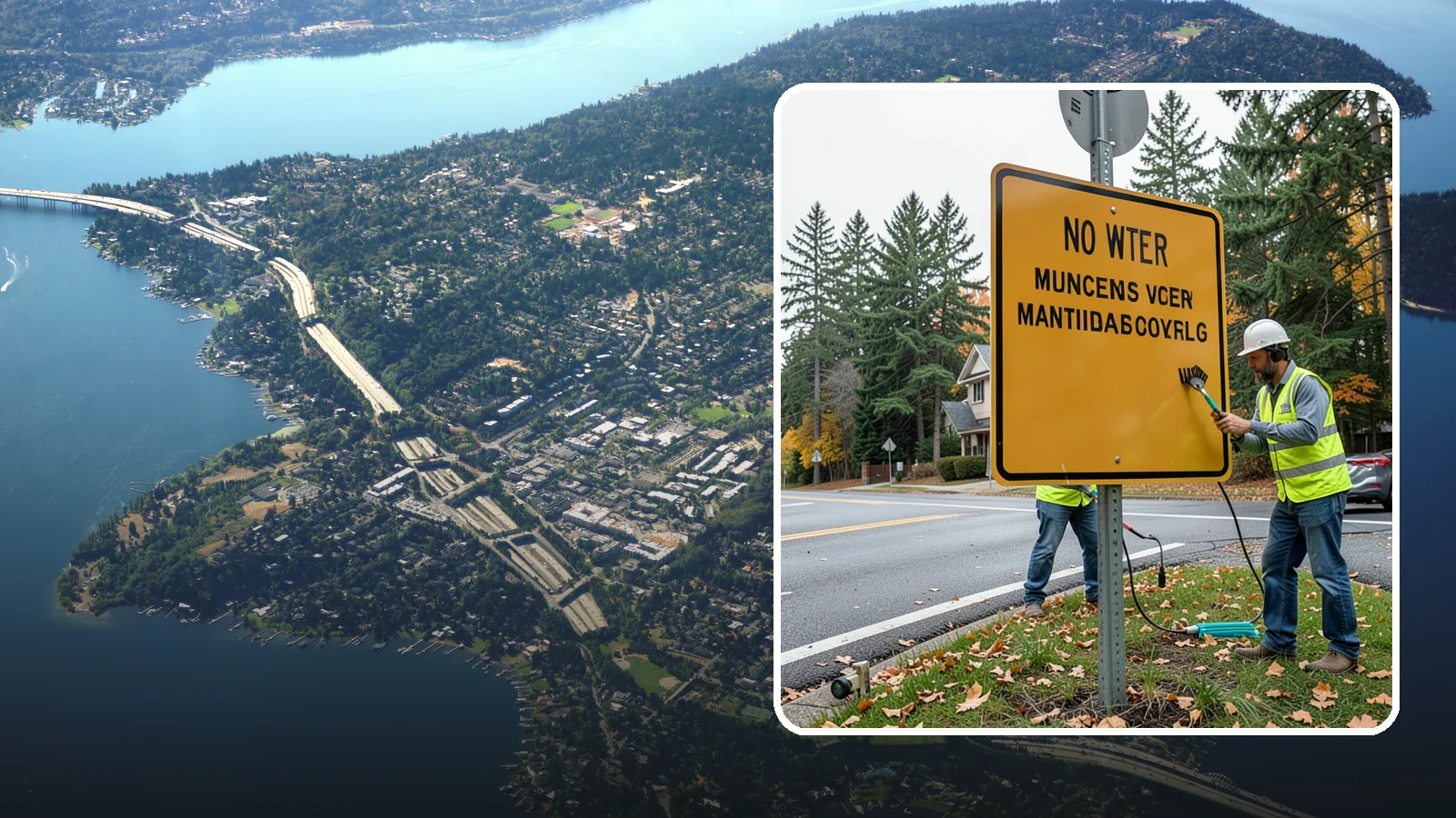 Sign Maintenance in Mercer Island, King County, WA - We provide ongoing sign cleaning, straightening, and repair to keep your inventory legible and compliant.