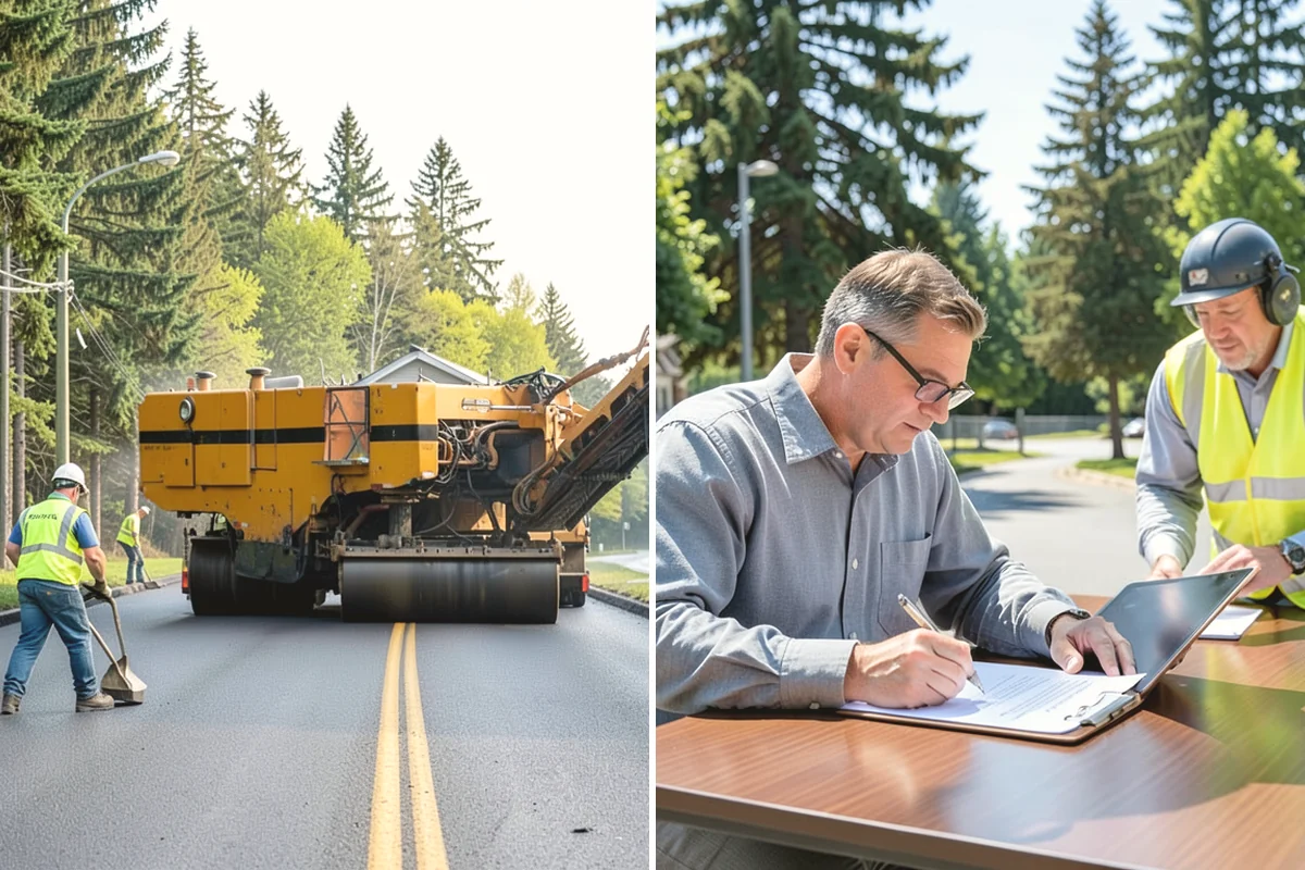 Sign Maintenance in Mercer Island, King County, WA - Establish an inspection route or intake knockdown reports