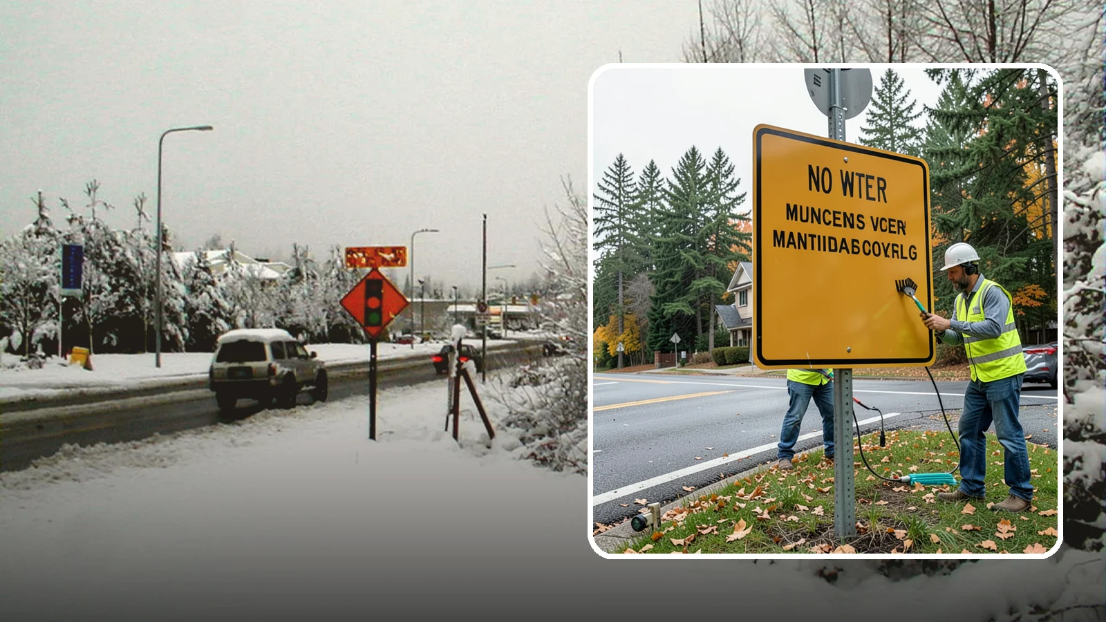 Sign Maintenance in Newcastle, King County, WA - We provide ongoing sign cleaning, straightening, and repair to keep your inventory legible and compliant.