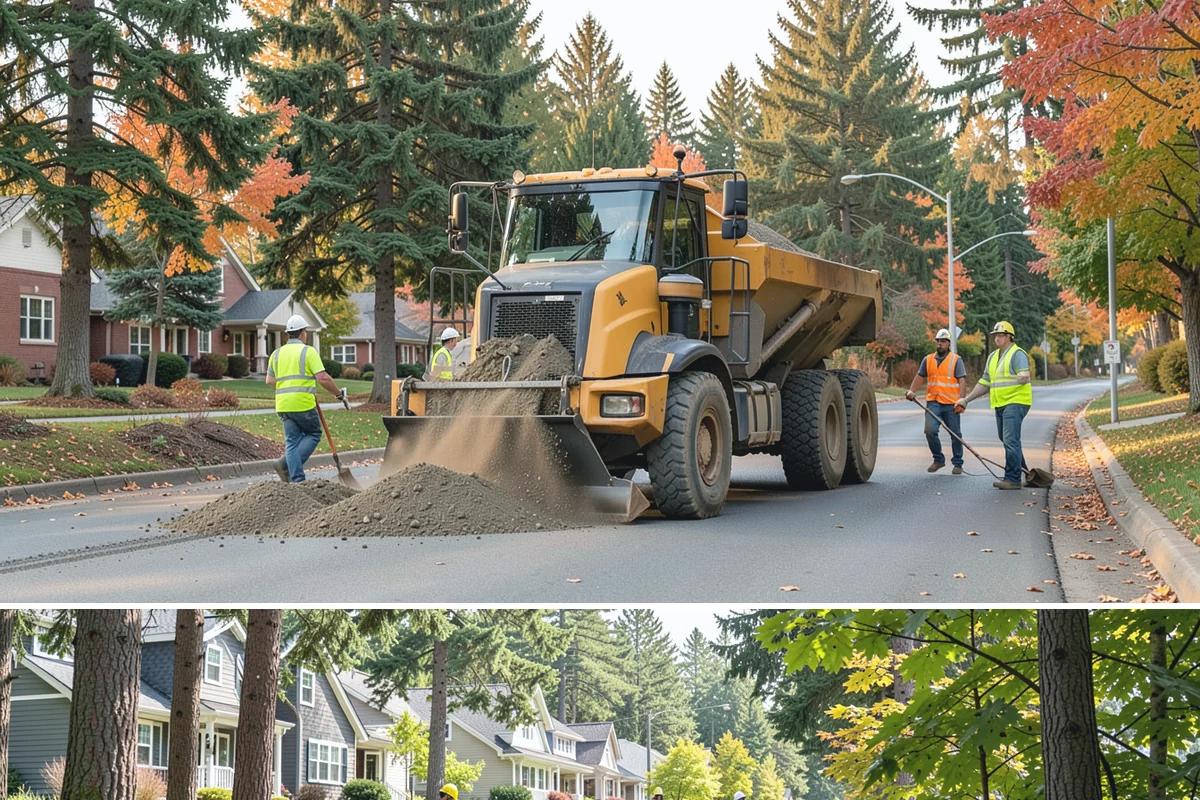 Sign Maintenance in Normandy Park, King County, WA - Biological growth accelerates through the wet fall and winter, making those seasons a priority for cleaning, while straightening...