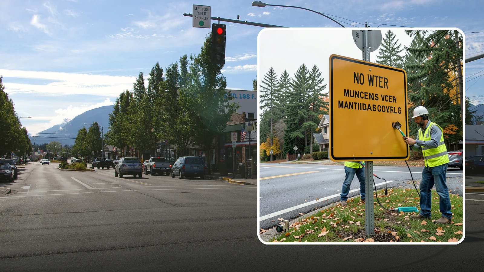 Sign Maintenance in North Bend, King County, WA - We provide ongoing sign cleaning, straightening, and repair to keep your inventory legible and compliant.