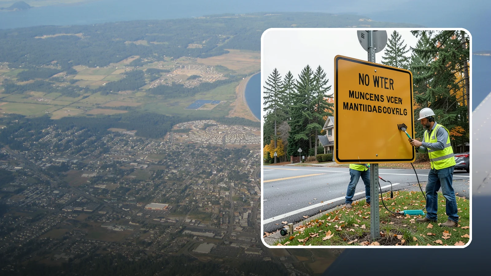 Sign Maintenance in Oak Harbor, Island County, WA - We provide ongoing sign cleaning, straightening, and repair to keep your inventory legible and compliant.