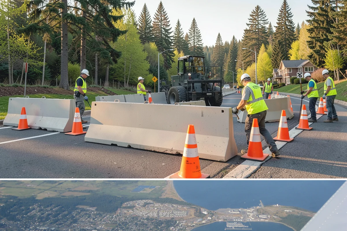 Sign Maintenance in Oak Harbor, Island County, WA - Biological growth accelerates through the wet fall and winter, making those seasons a priority for cleaning, while straightening...