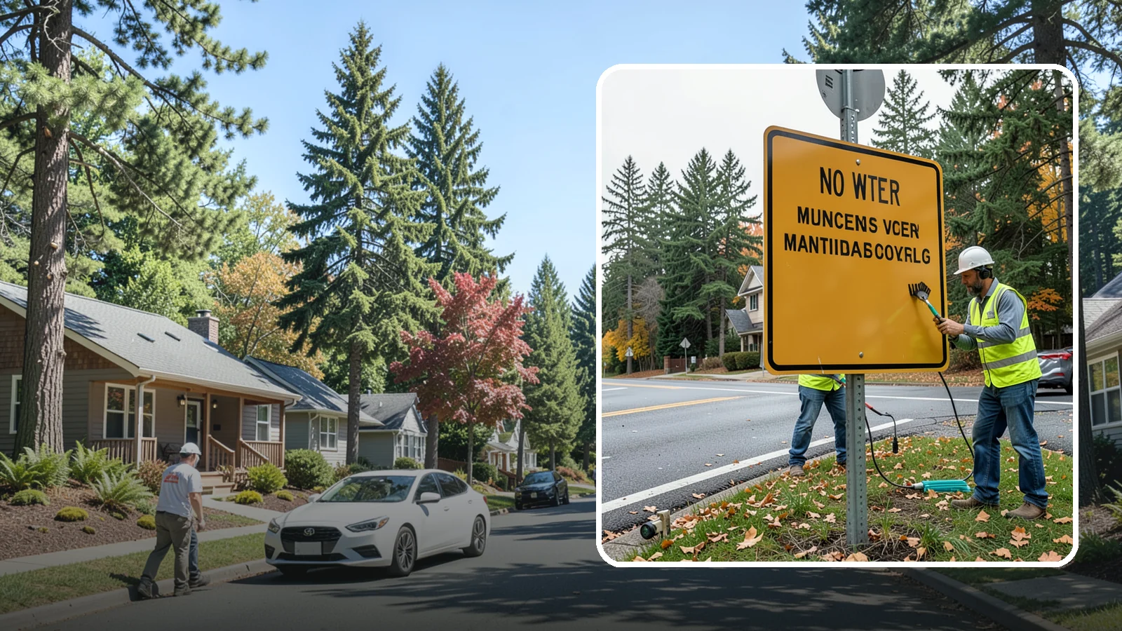 Sign Maintenance in Orting, Pierce County, WA - We provide ongoing sign cleaning, straightening, and repair to keep your inventory legible and compliant.