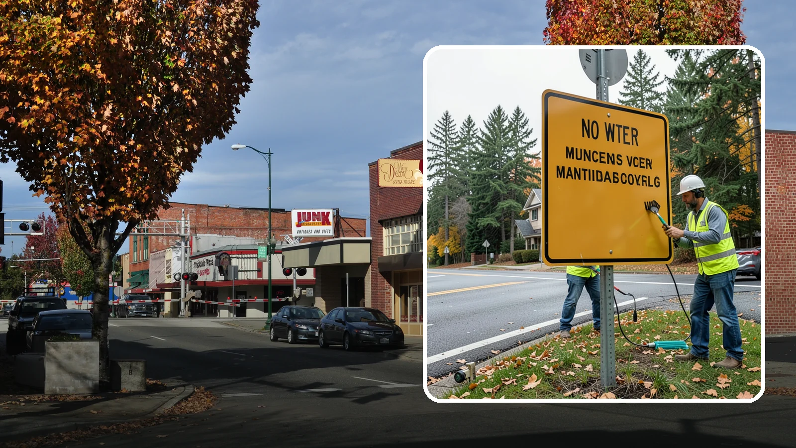Sign Maintenance in Puyallup, Pierce County, WA - We provide ongoing sign cleaning, straightening, and repair to keep your inventory legible and compliant.