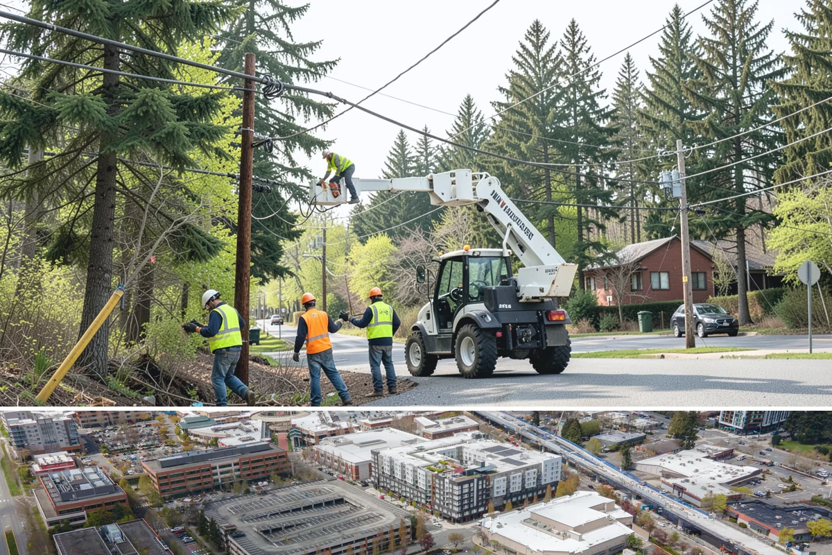 Sign Maintenance in Redmond, King County, WA - Biological growth accelerates through the wet fall and winter, making those seasons a priority for cleaning, while straightening...