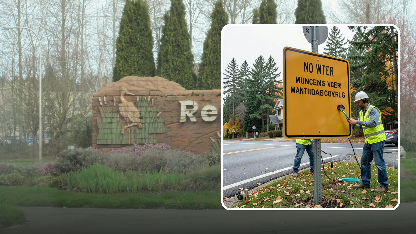 Sign Maintenance in Renton, King County, WA - We provide ongoing sign cleaning, straightening, and repair to keep your inventory legible and compliant.