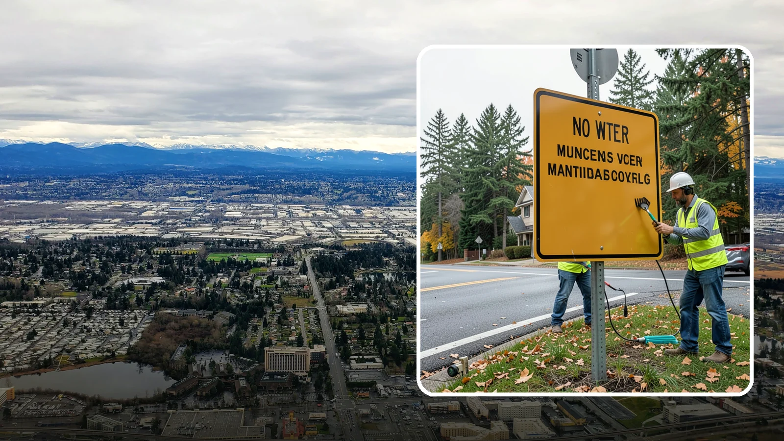 Sign Maintenance in SeaTac, King County, WA - We provide ongoing sign cleaning, straightening, and repair to keep your inventory legible and compliant.
