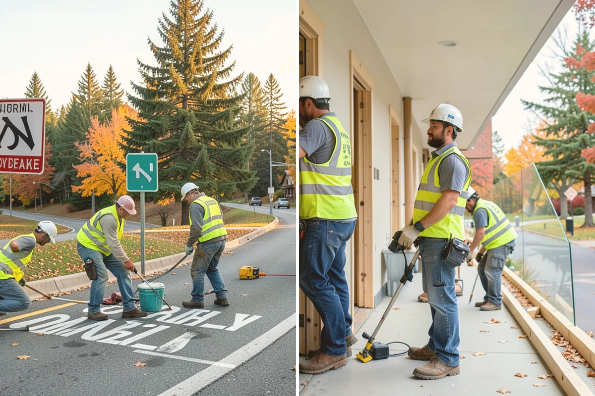 Sign Maintenance in Stanwood, Snohomish County, WA - Establish an inspection route or intake knockdown reports