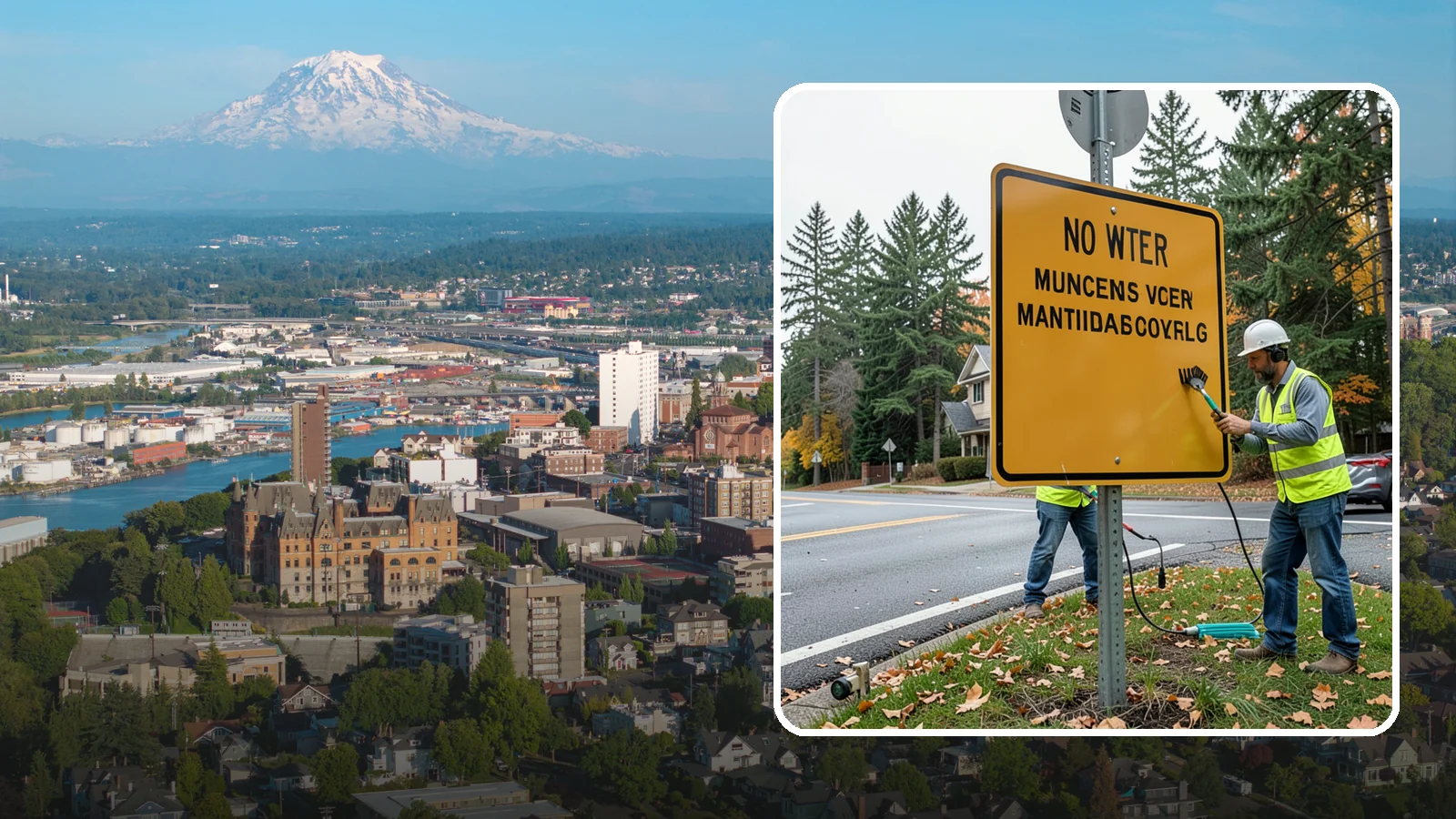 Sign Maintenance in Tacoma, Pierce County, WA - We provide ongoing sign cleaning, straightening, and repair to keep your inventory legible and compliant.