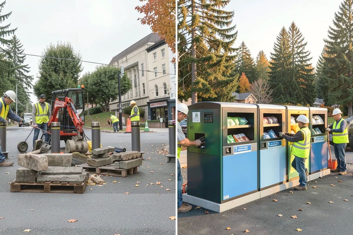 Sign Maintenance in Tacoma, Pierce County, WA - Establish an inspection route or intake knockdown reports