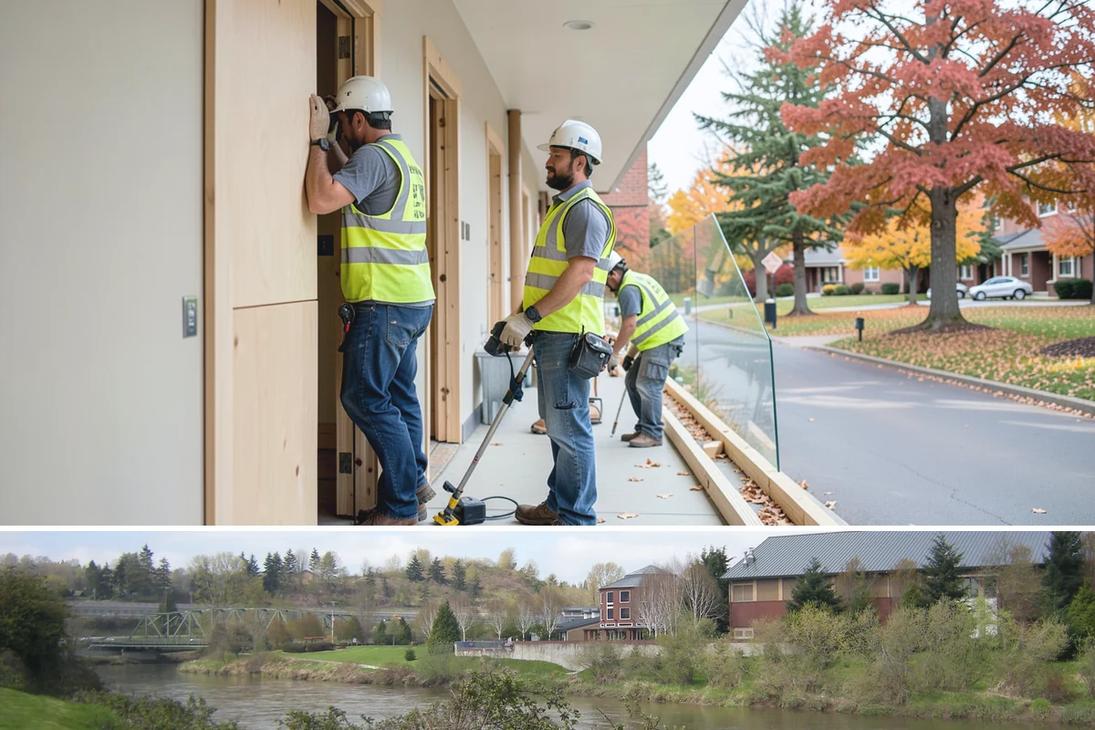 Sign Maintenance in Tukwila, King County, WA - Biological growth accelerates through the wet fall and winter, making those seasons a priority for cleaning, while straightening...