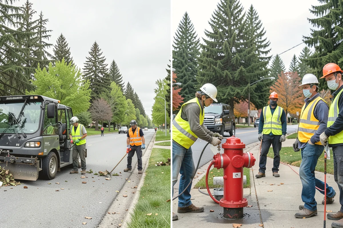 Sign Maintenance in Yarrow Point, King County, WA - Establish an inspection route or intake knockdown reports
