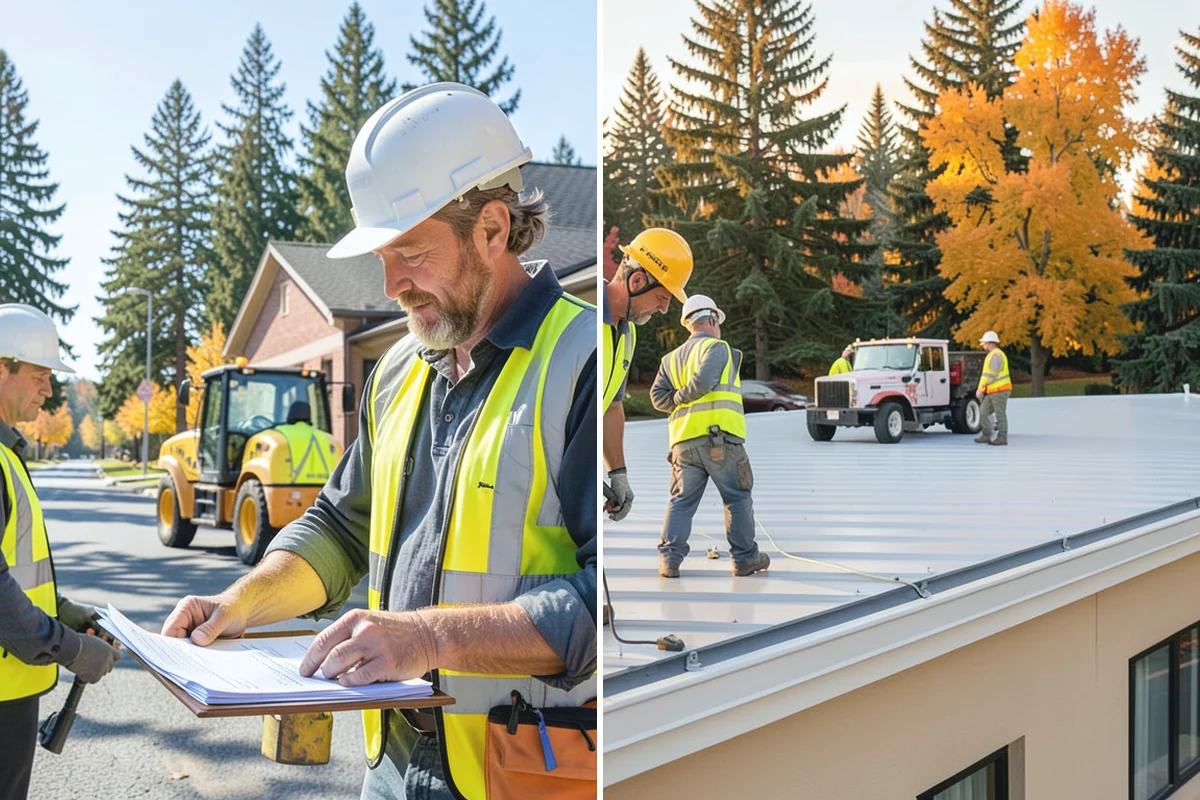 Sign Post Installation in Beaux Arts Village, King County, WA - Confirm post type, depth, and foundation method for the site