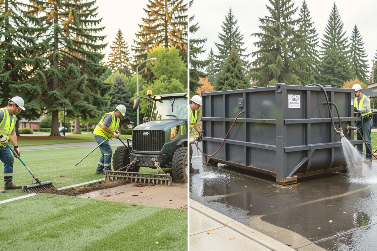 Sign Post Installation in Bellevue, King County, WA - Confirm post type, depth, and foundation method for the site
