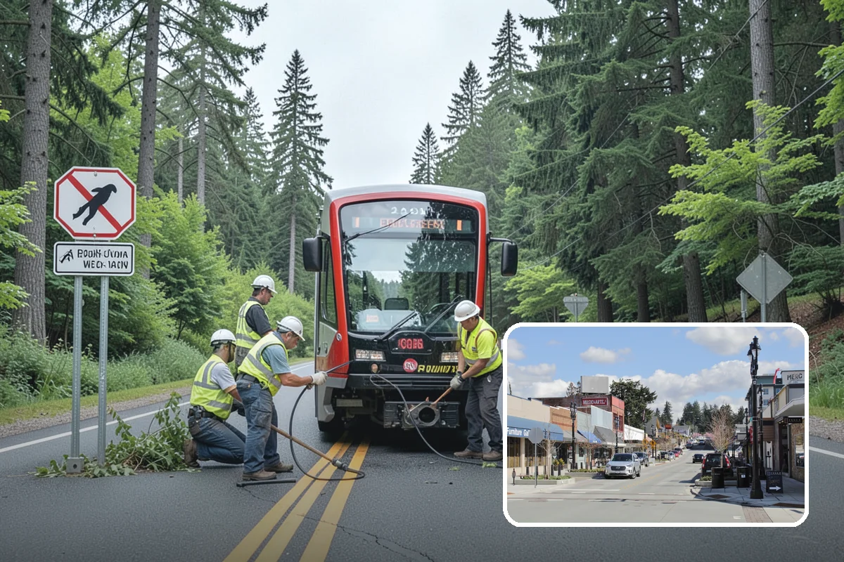 Sign Post Installation in Bothell, King County, WA - Provides a stable, plumb foundation matched to soil and load