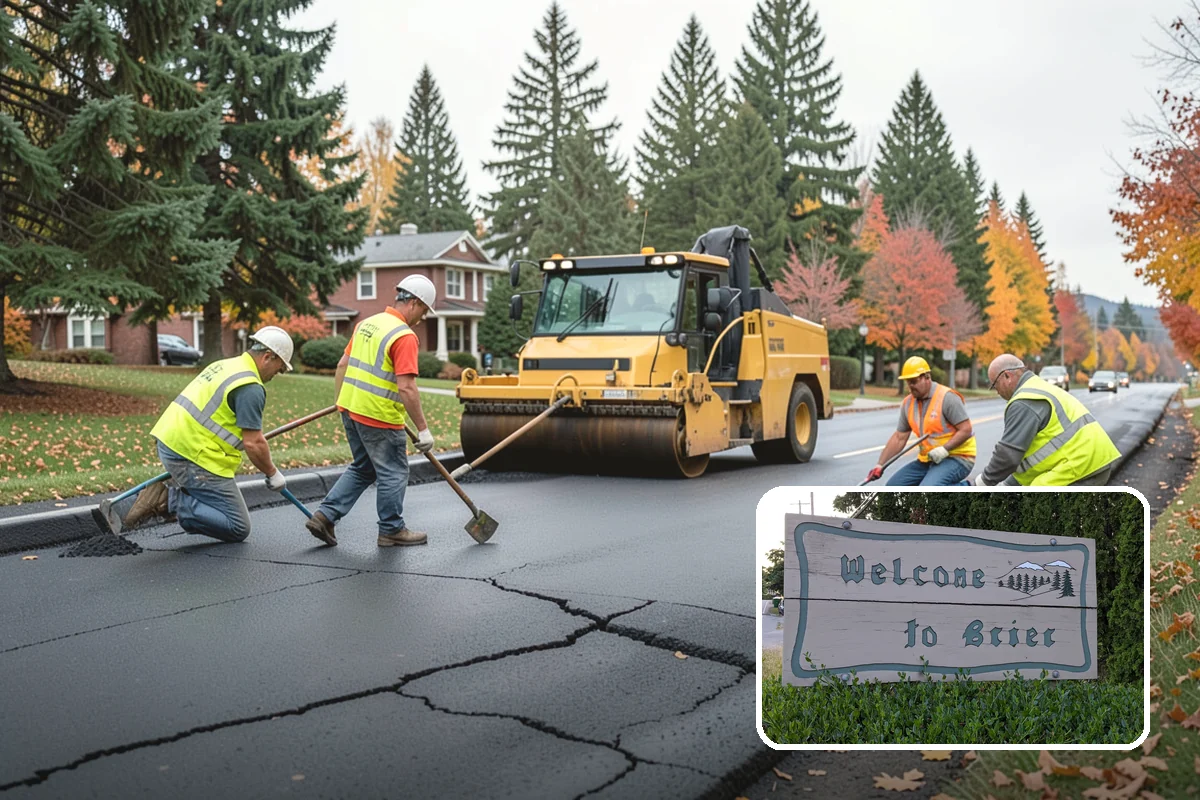 Sign Post Installation in Brier, Snohomish County, WA - Provides a stable, plumb foundation matched to soil and load