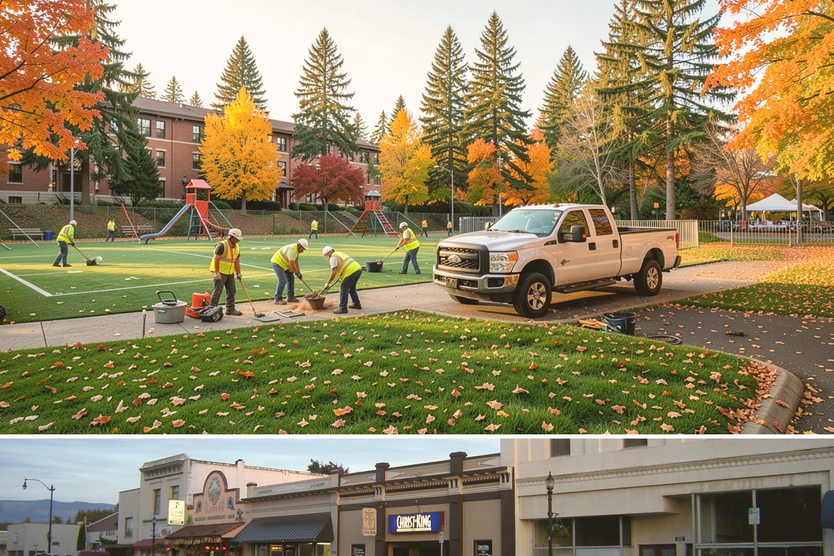 Sign Post Installation in Burlington, Skagit County, WA - Post setting is performed year-round, though driven and concrete-set foundations cure and seat best outside the wettest months.