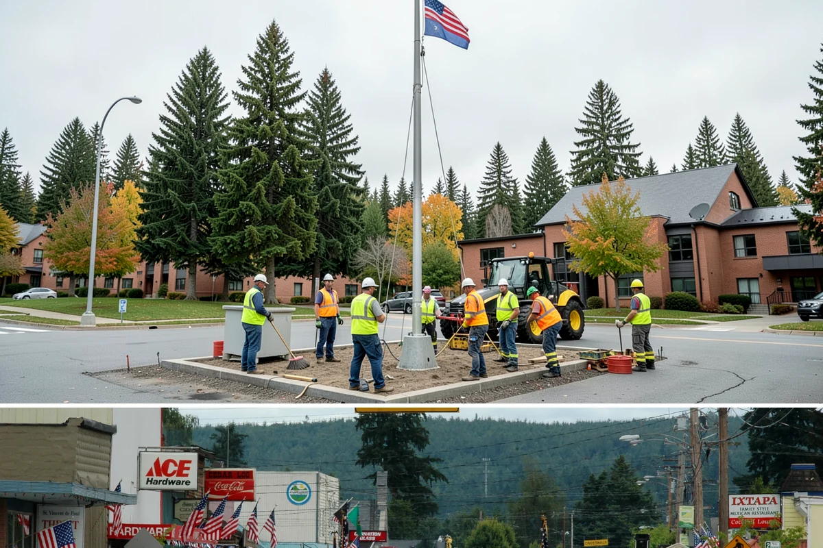 Sign Post Installation in Carnation, King County, WA - Post setting is performed year-round, though driven and concrete-set foundations cure and seat best outside the wettest months.