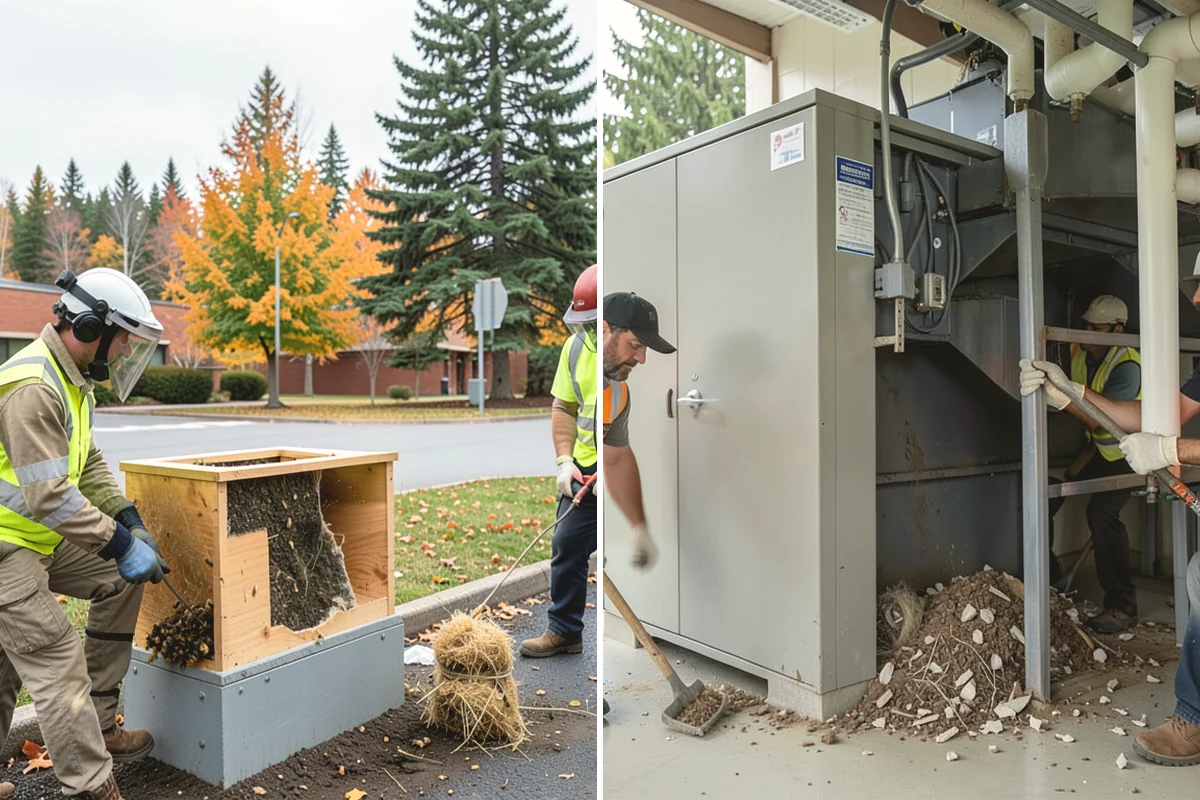 Sign Post Installation in Covington, King County, WA - Confirm post type, depth, and foundation method for the site