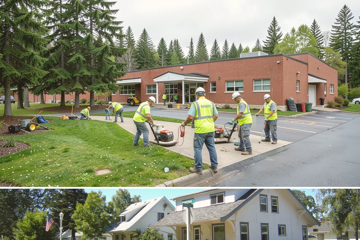 Sign Post Installation in DuPont, Pierce County, WA - Post setting is performed year-round, though driven and concrete-set foundations cure and seat best outside the wettest months.