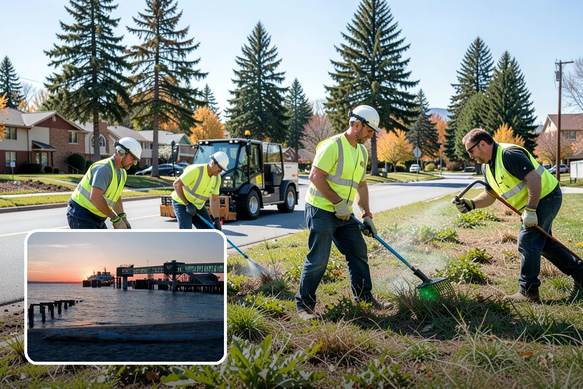 Sign Post Installation in Edmonds, Snohomish County, WA - Provides a stable, plumb foundation matched to soil and load