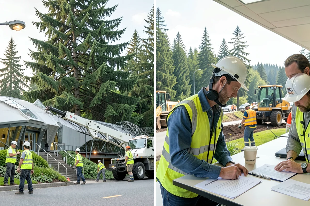 Sign Post Installation in Federal Way, King County, WA - Confirm post type, depth, and foundation method for the site