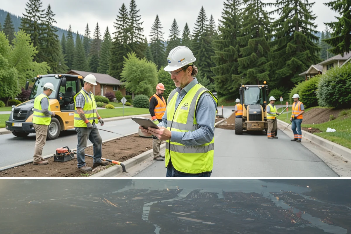 Sign Post Installation in Fife, Pierce County, WA - Post setting is performed year-round, though driven and concrete-set foundations cure and seat best outside the wettest months.