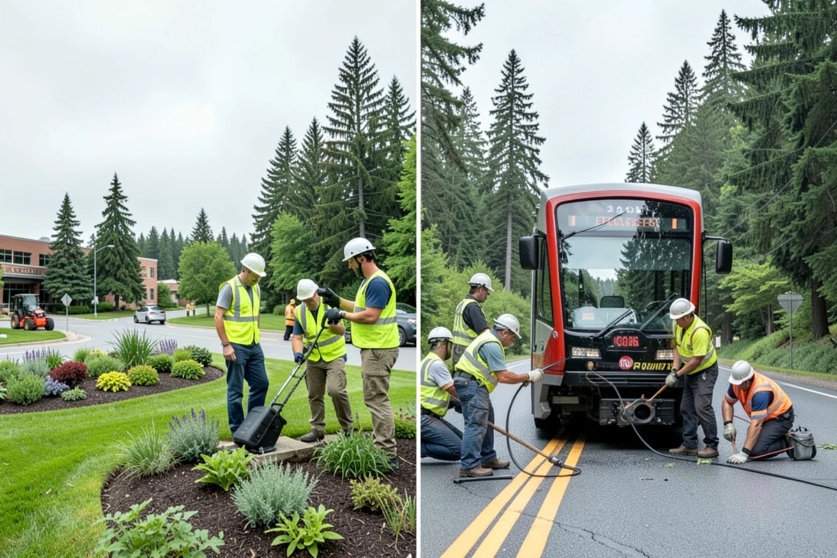 Sign Post Installation in Fircrest, Pierce County, WA - Confirm post type, depth, and foundation method for the site