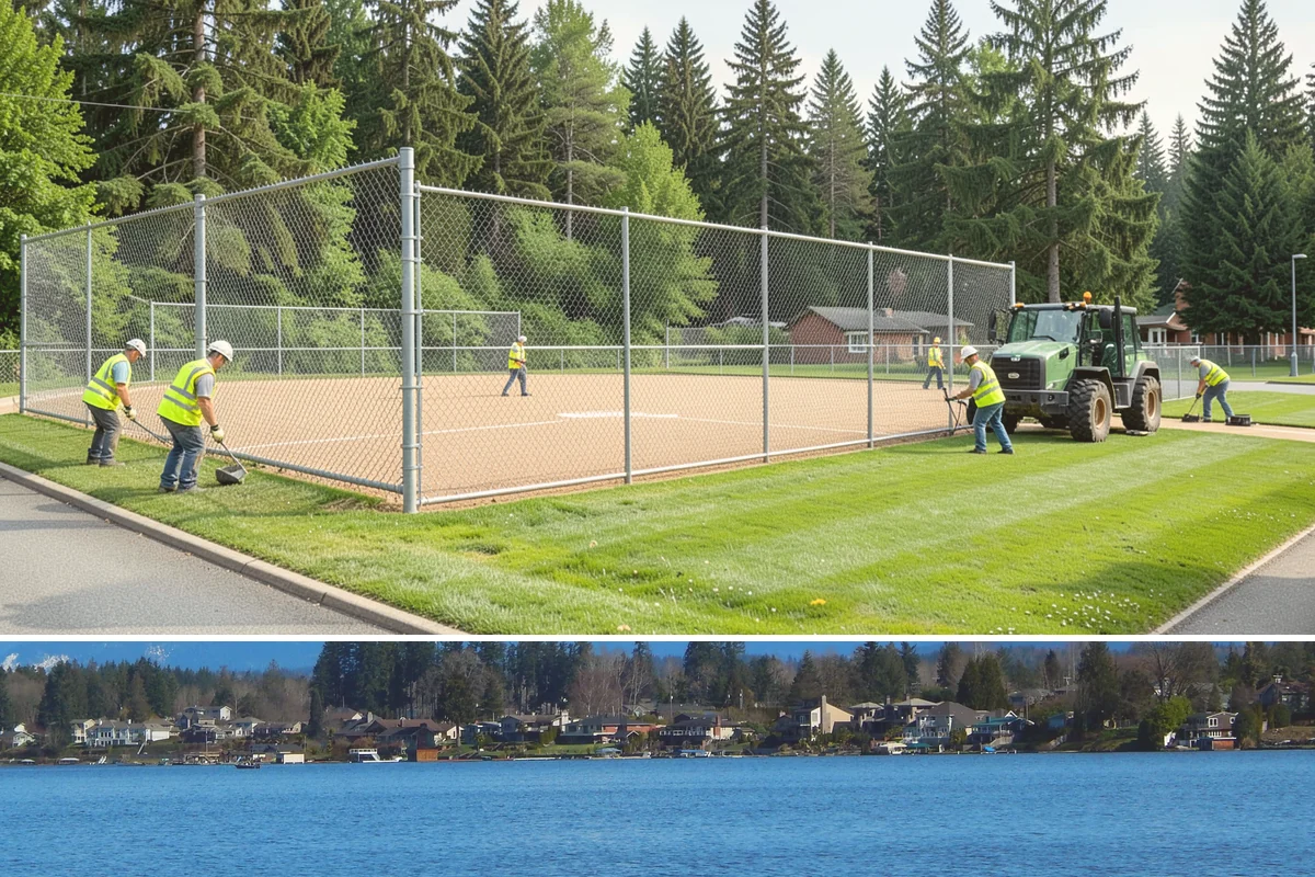 Sign Post Installation in Lake Stevens, Snohomish County, WA - Post setting is performed year-round, though driven and concrete-set foundations cure and seat best outside the wettest months.
