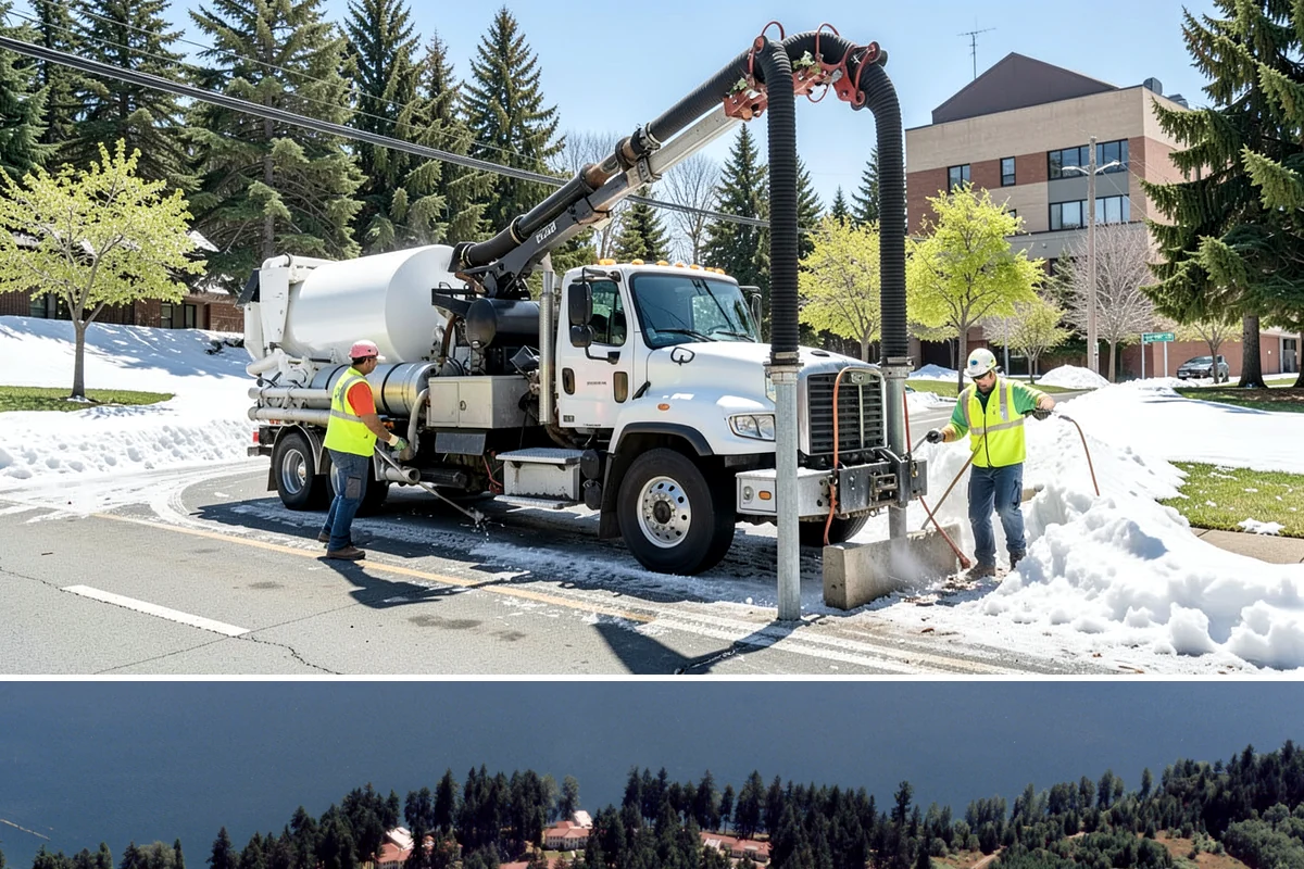 Sign Post Installation in Lakewood, Pierce County, WA - Post setting is performed year-round, though driven and concrete-set foundations cure and seat best outside the wettest months.