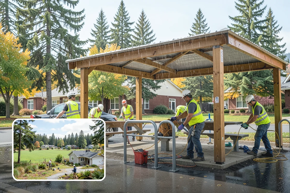Sign Post Installation in Lyman, Skagit County, WA - Provides a stable, plumb foundation matched to soil and load