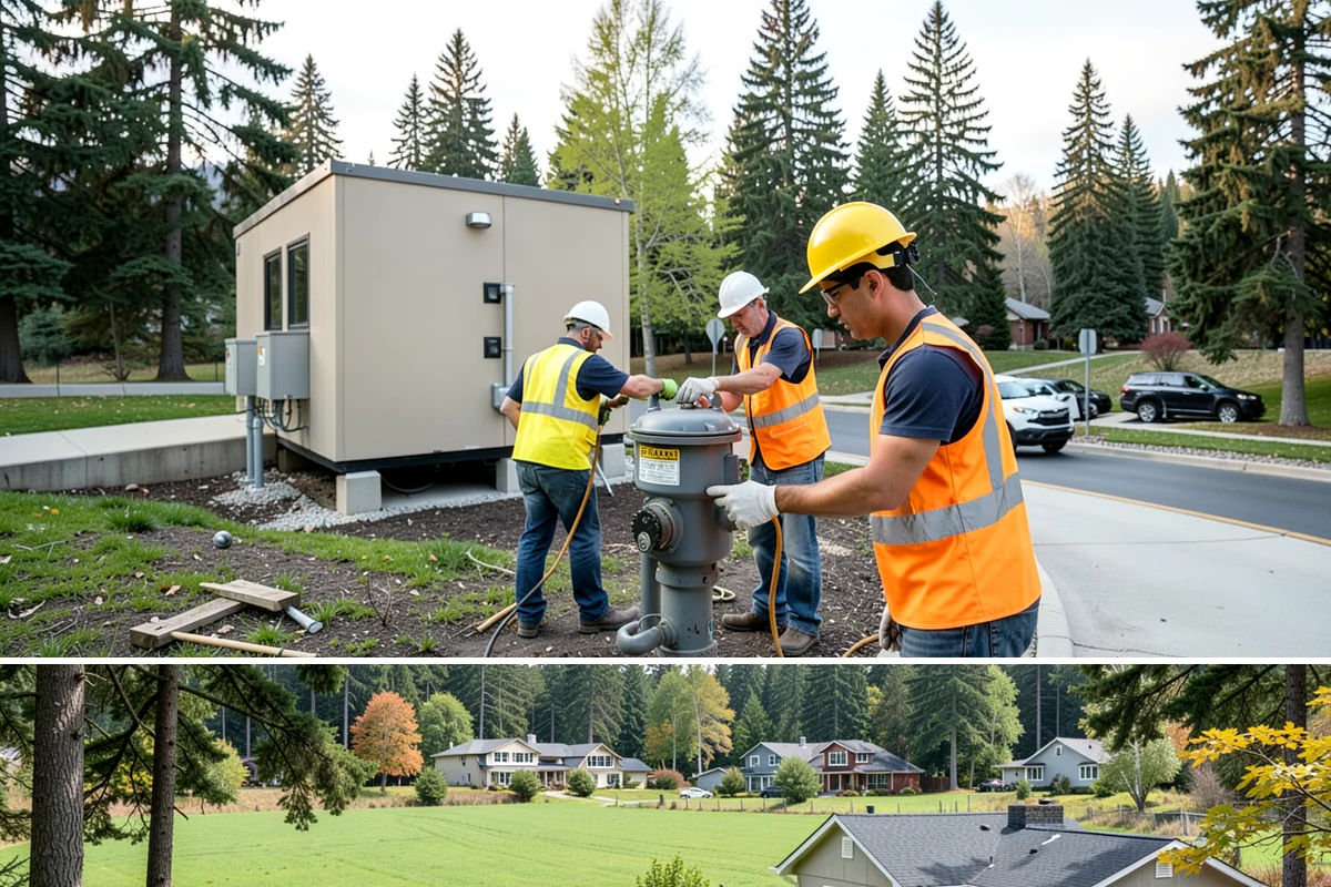 Sign Post Installation in Lyman, Skagit County, WA - Post setting is performed year-round, though driven and concrete-set foundations cure and seat best outside the wettest months.