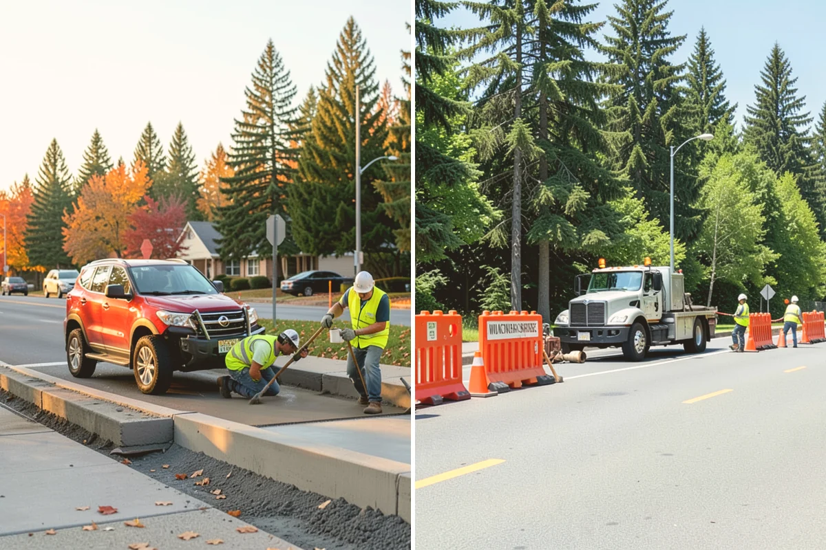 Sign Post Installation in Lynnwood, Snohomish County, WA - Confirm post type, depth, and foundation method for the site