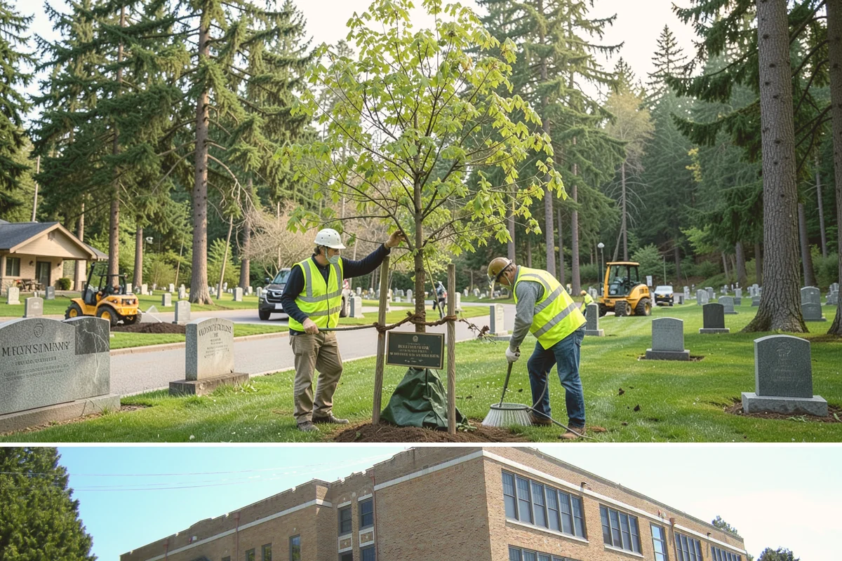 Sign Post Installation in Maple Valley, King County, WA - Post setting is performed year-round, though driven and concrete-set foundations cure and seat best outside the wettest months.