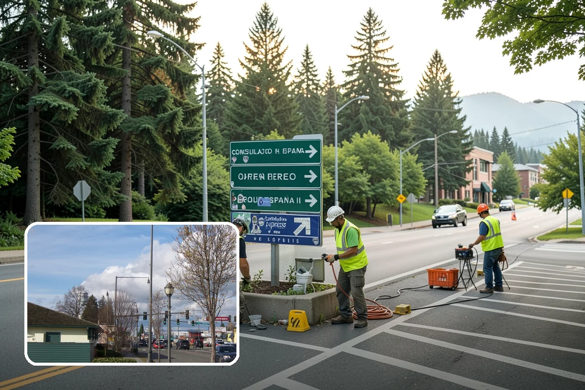 Sign Post Installation in Marysville, Snohomish County, WA - Provides a stable, plumb foundation matched to soil and load