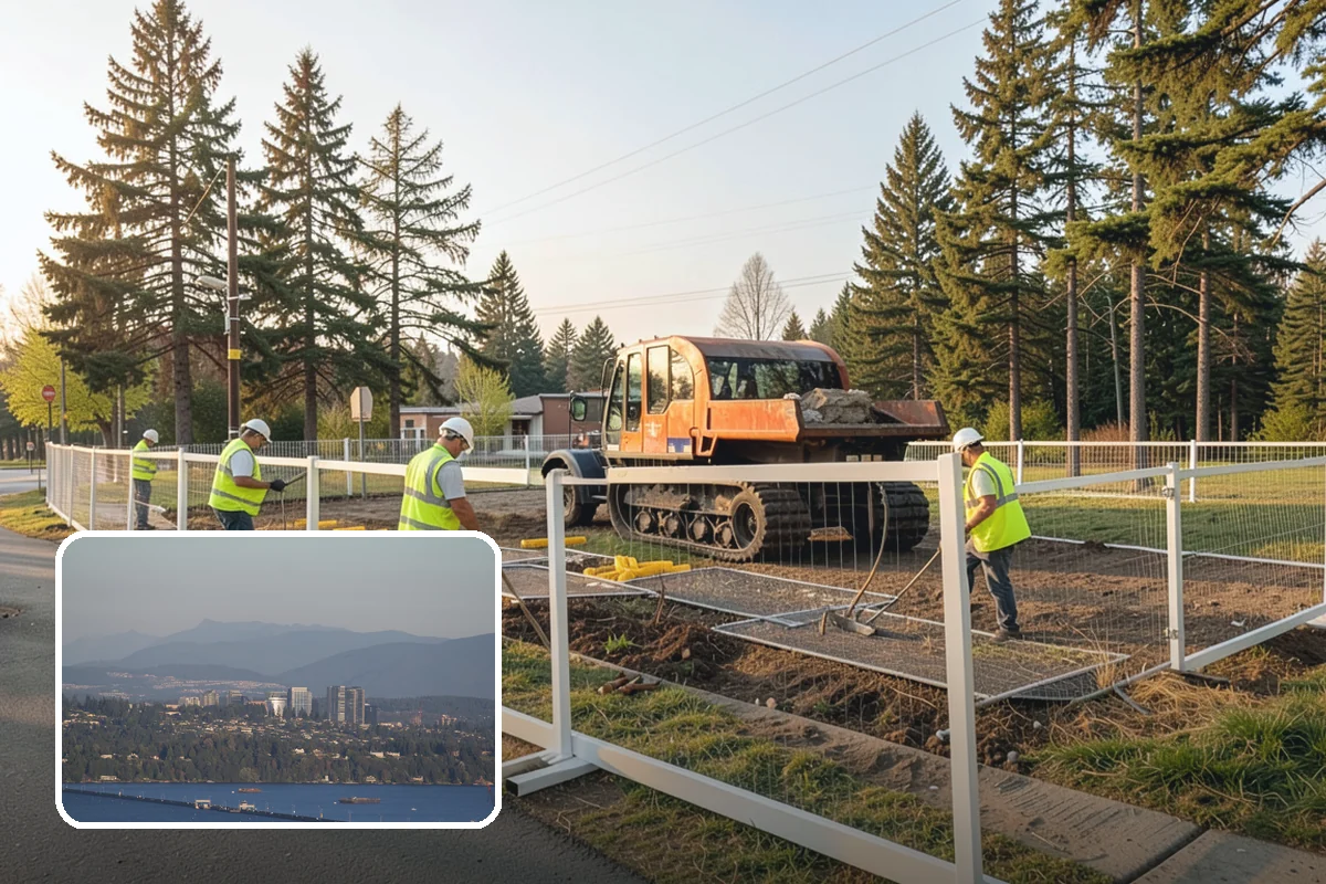 Sign Post Installation in Medina, King County, WA - Provides a stable, plumb foundation matched to soil and load