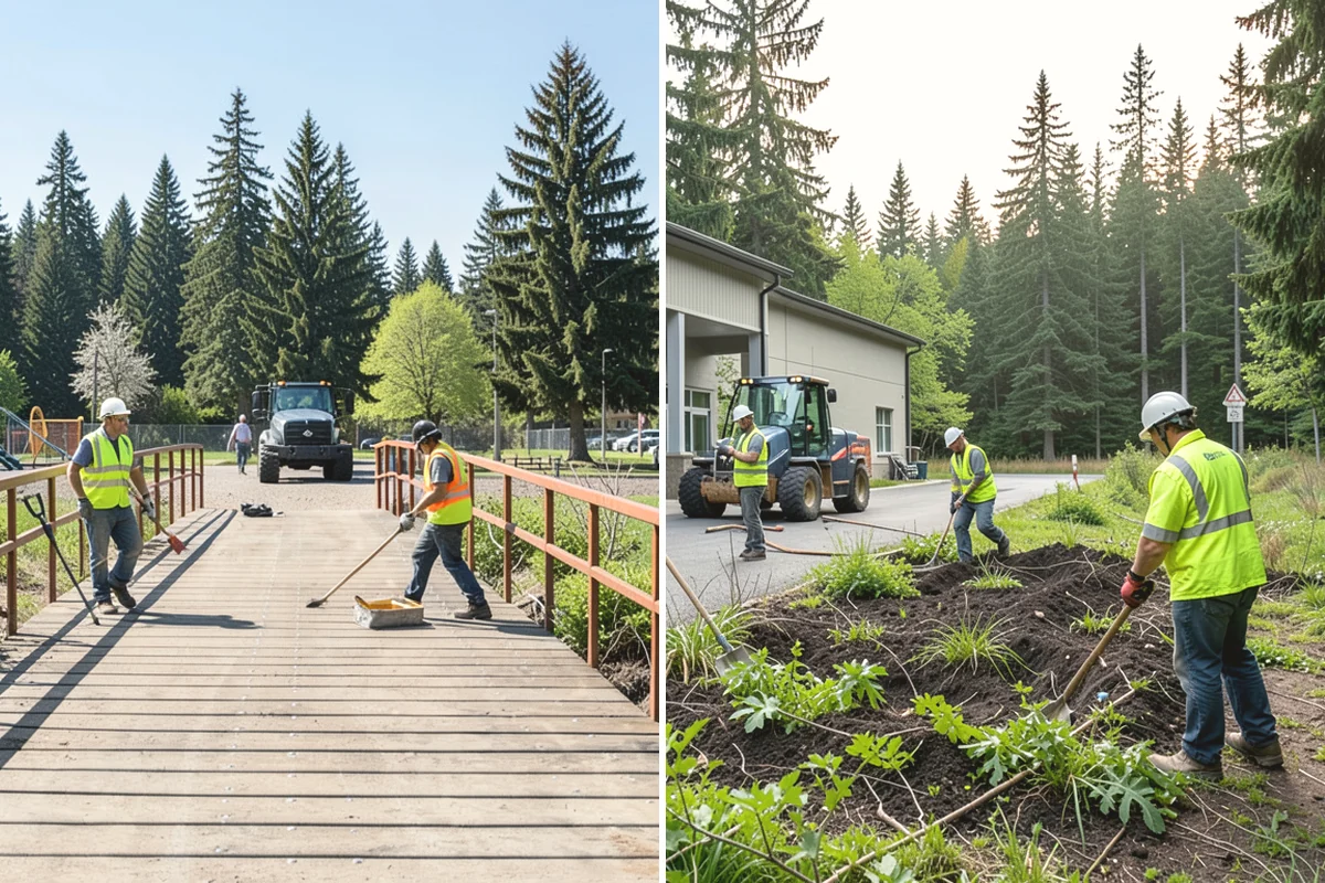 Sign Post Installation in Mill Creek, Snohomish County, WA - Confirm post type, depth, and foundation method for the site