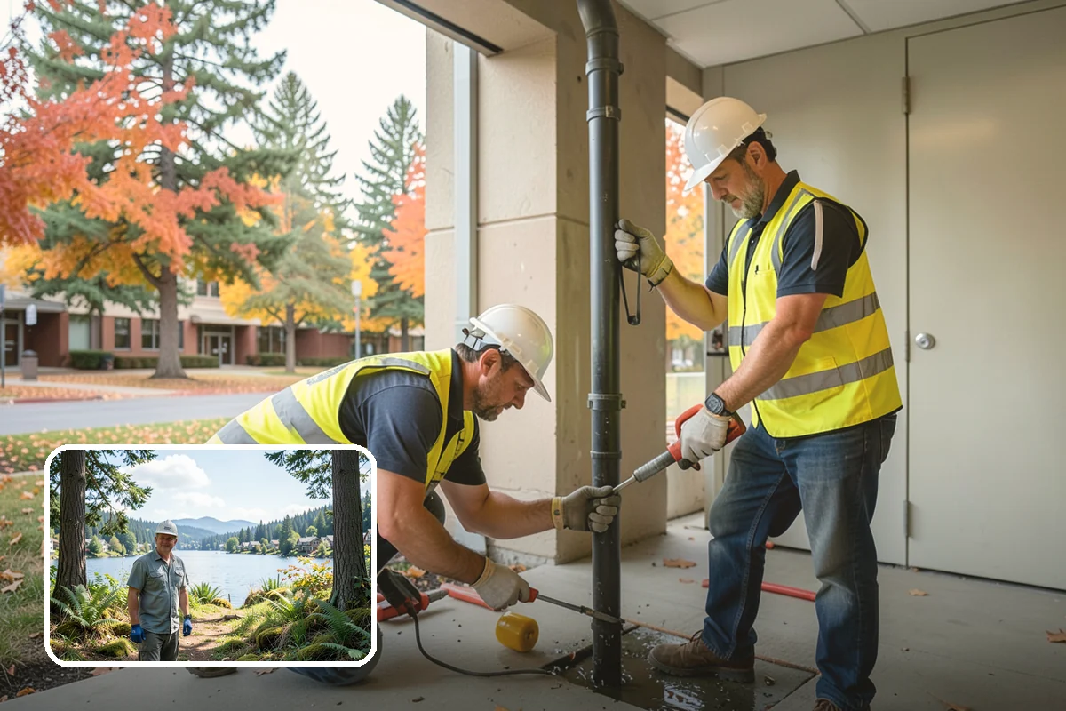 Sign Post Installation in Milton, King County, WA - Provides a stable, plumb foundation matched to soil and load