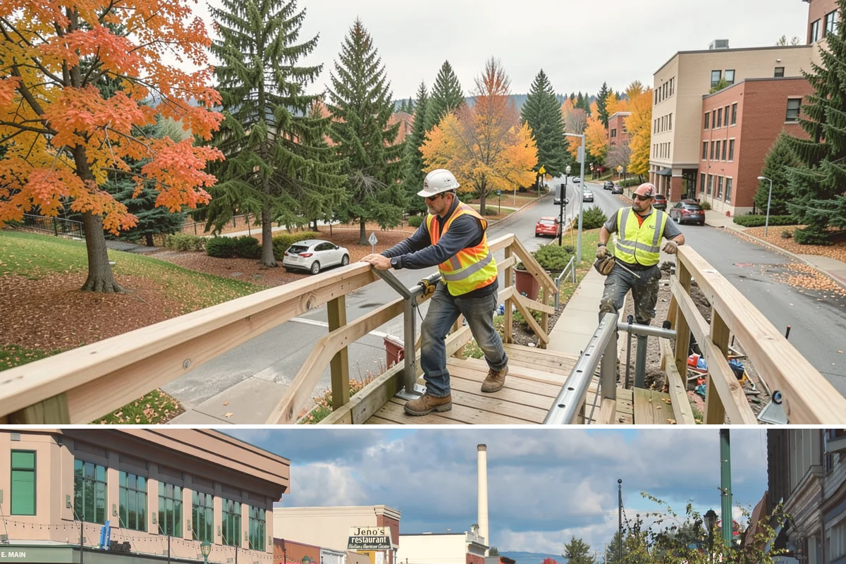Sign Post Installation in Monroe, Snohomish County, WA - Post setting is performed year-round, though driven and concrete-set foundations cure and seat best outside the wettest months.