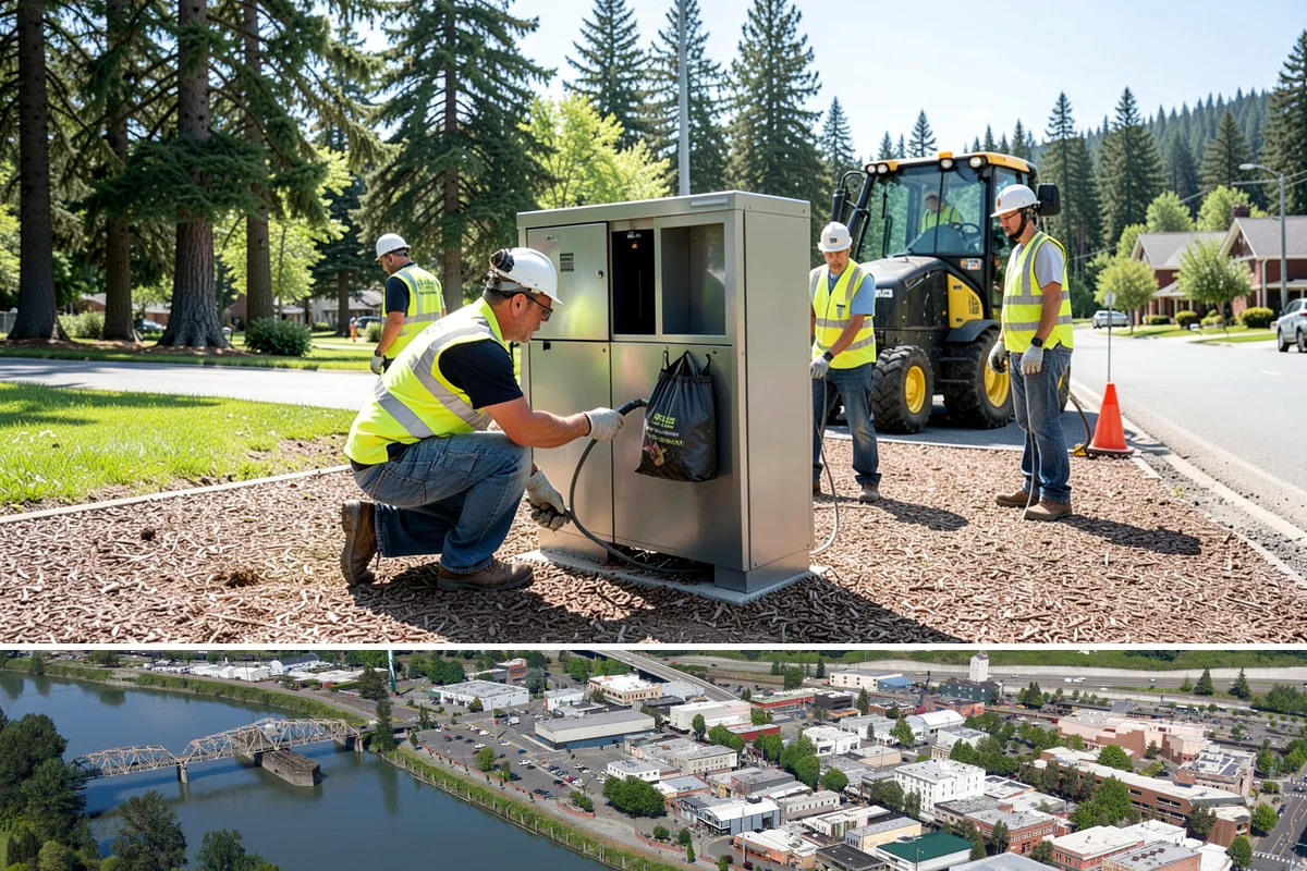 Sign Post Installation in Mount Vernon, Skagit County, WA - Post setting is performed year-round, though driven and concrete-set foundations cure and seat best outside the wettest months.
