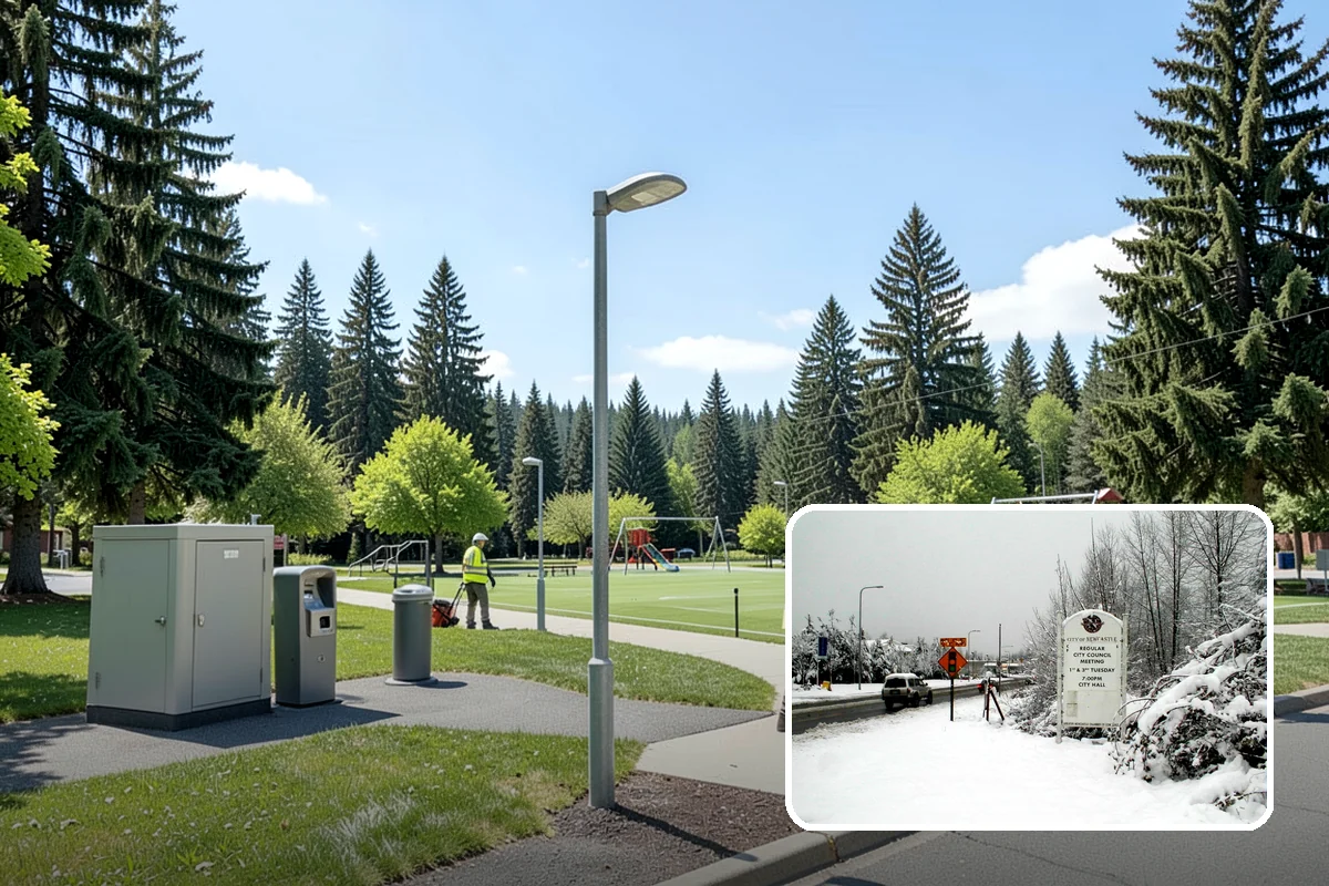 Sign Post Installation in Newcastle, King County, WA - Provides a stable, plumb foundation matched to soil and load