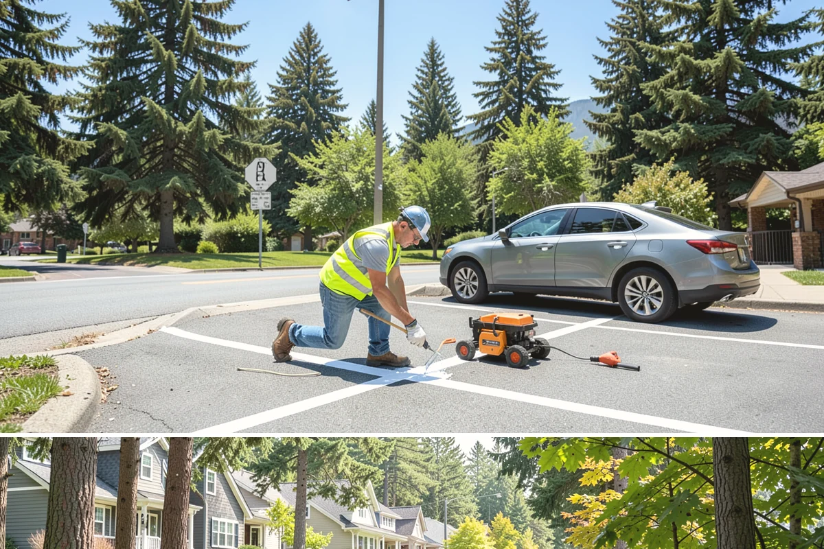 Sign Post Installation in Normandy Park, King County, WA - Post setting is performed year-round, though driven and concrete-set foundations cure and seat best outside the wettest months.