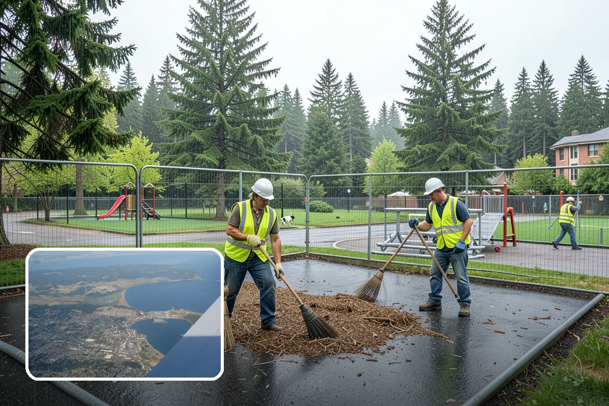 Sign Post Installation in Oak Harbor, Island County, WA - Provides a stable, plumb foundation matched to soil and load