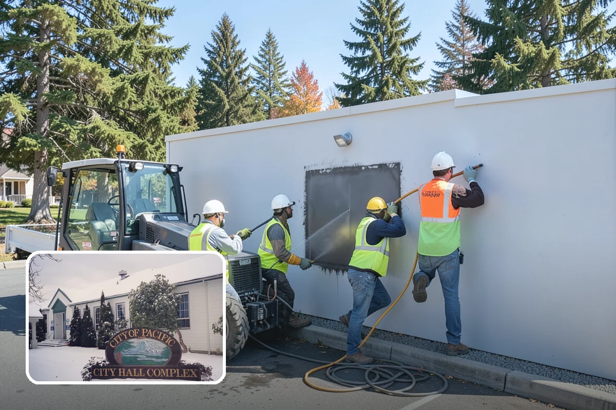 Sign Post Installation in Pacific, King County, WA - Provides a stable, plumb foundation matched to soil and load